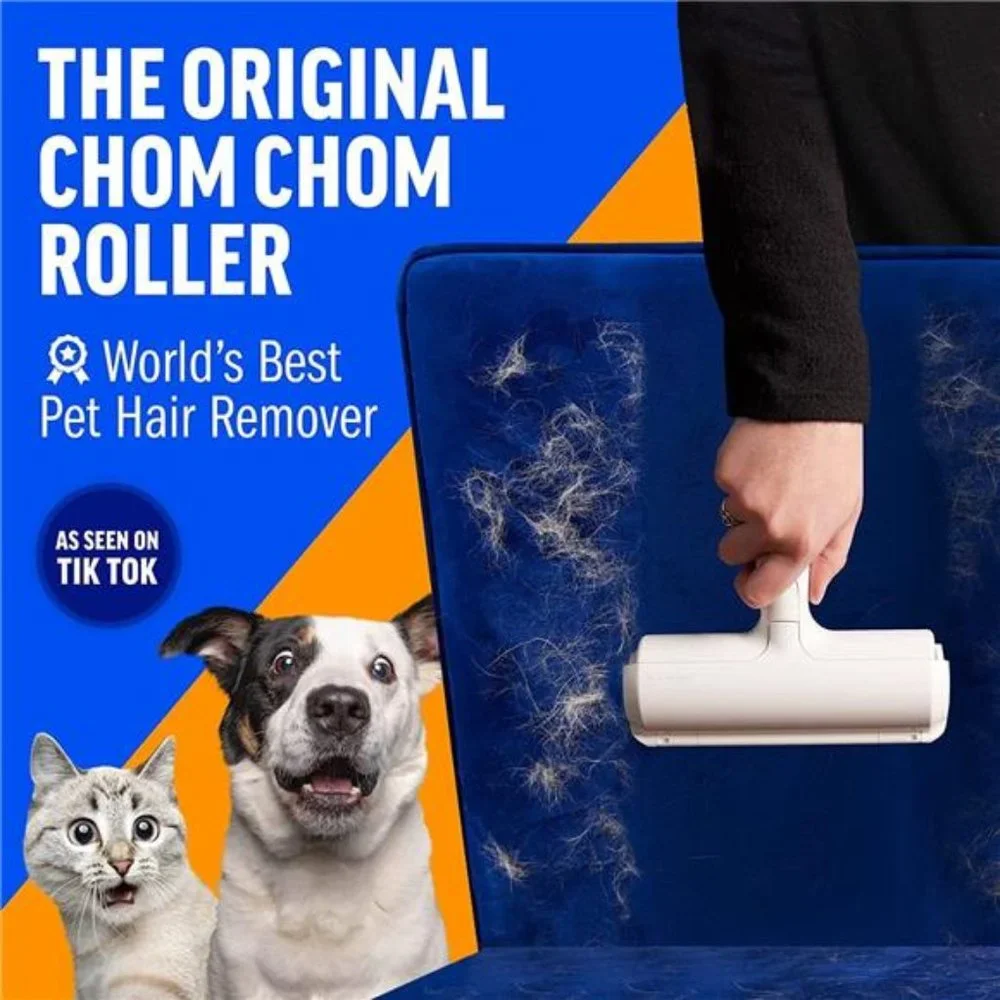 Pet Hair Remover and Reusable Lint Roller - ChomChom Cat and Dog Hair Remover